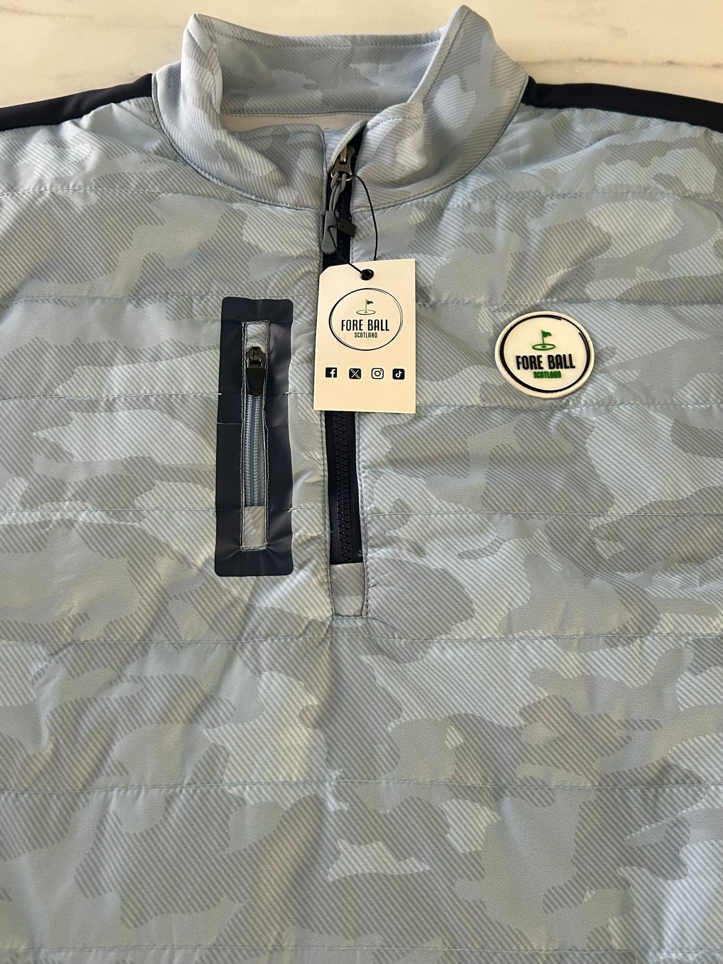 Golf Camo 1/4-Zip Gilet