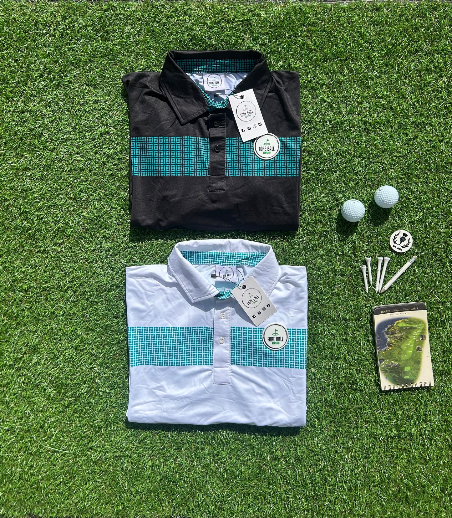 Golf Polo “Par” Green