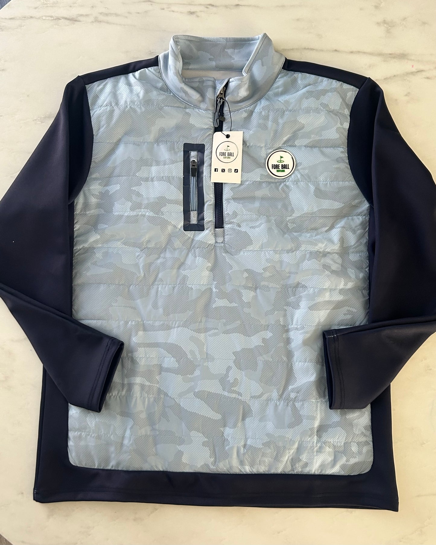 Golf Camo 1/4-Zip Gilet